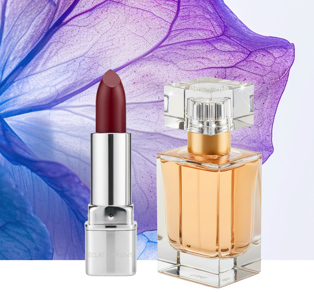 Image macro d'un pétale de fleur bleu et violet - Branquest